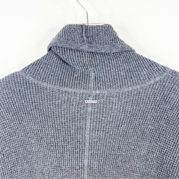 Prana Milani Merino Wool Blend Cowl Neck Sweater Dress S Grey - Picture 5 of 8